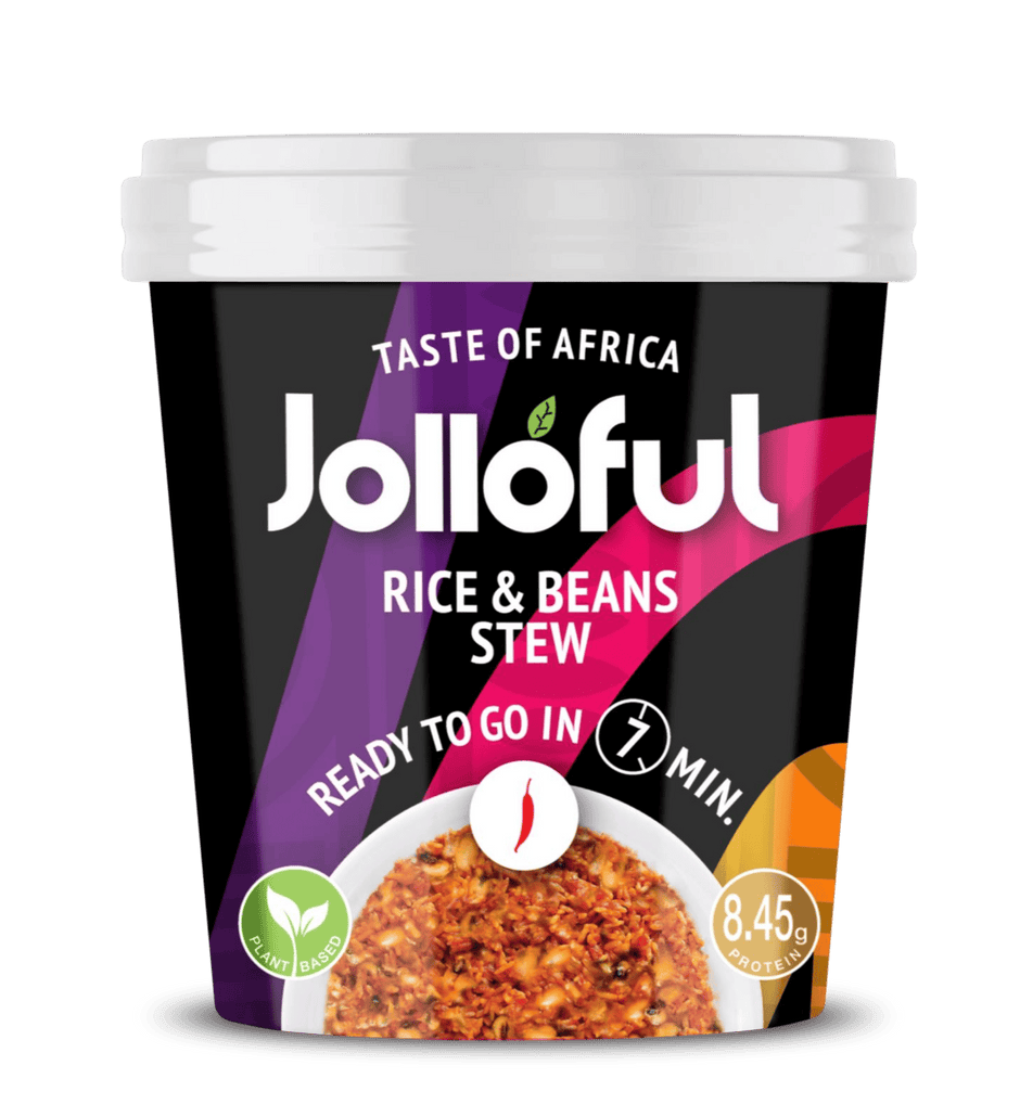 Jolloful rice and beans stew meal