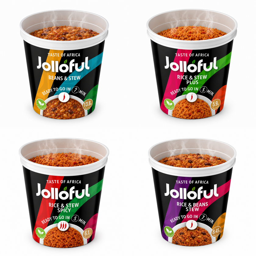 Jolloful Variety Pack – Box of 8 (4 Flavors, 2 of Each)