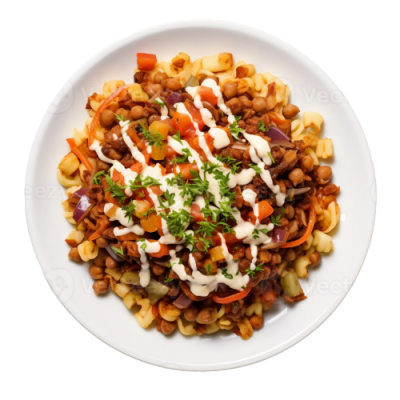 ai-generated-koshari-on-a-white-plate-on-transparent-background-png-Photoroom